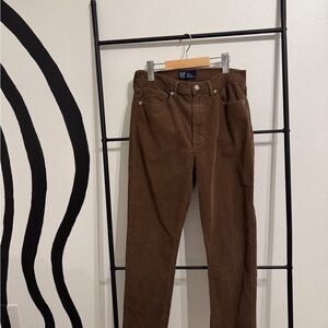 GAP Men's Corduroy Pants in Rich Brown